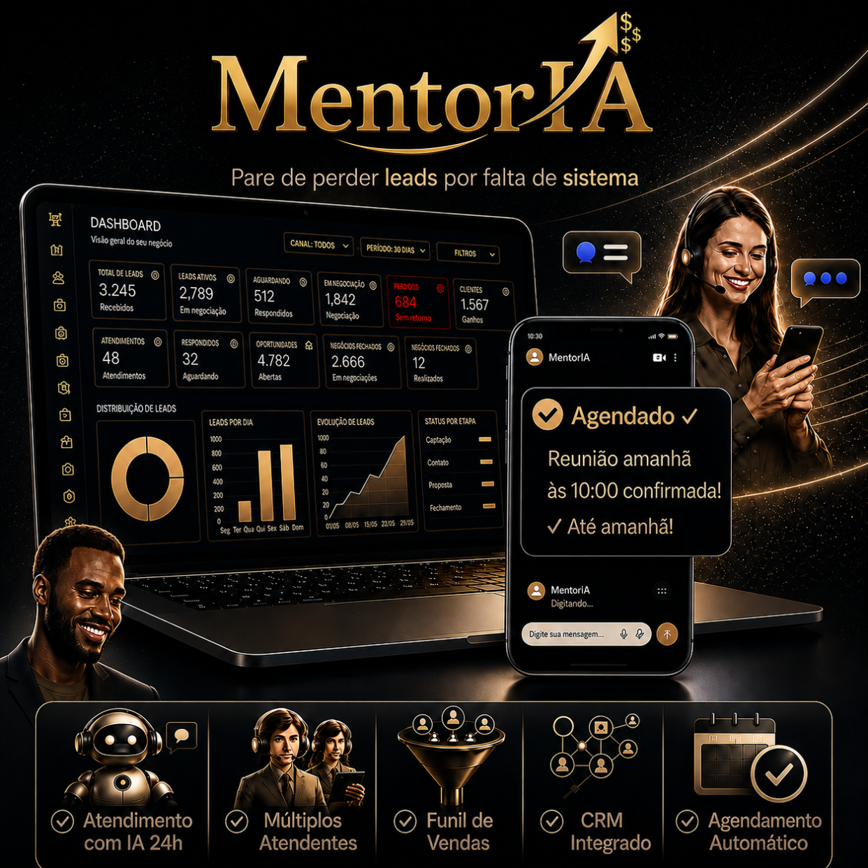 Automação Comercial e Atendimento